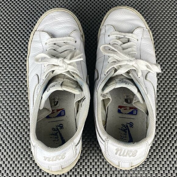 Nike SB Blazer Low x NBA Mens Shoes Size 8 White Leather Low Top Logo Lace Up main image 14